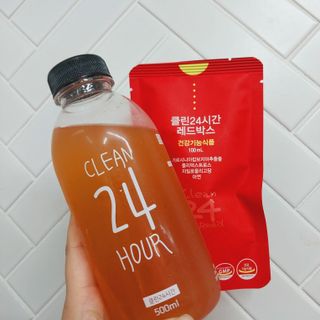 클린24시간 레드박스 1BOX(5포) + 전용보틀(500ml) — 5점을 준 리뷰어가 2024년 1월 올린 사용 사진