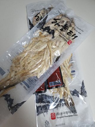 [오늘바스켓] 용대리 손질하늘태 130g — 4점을 준 리뷰어가 2021년 6월 올린 사용 사진