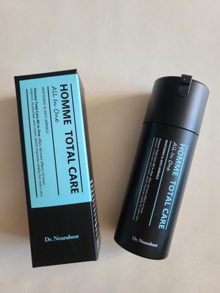 Dr.느루벗 느루벗 옴므 토탈 케어 올인원 118ml 남자 남성 스킨 로션 에센스 크림 화장품 — 5점을 준 리뷰어가 2021년 2월 올린 사용 사진