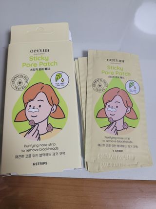 세뚜아(Cettua) 세뚜아 스티키 포어 패치 Cettua Sticky Pore Patch — 5점을 준 리뷰어가 2023년 9월 올린 사용 사진