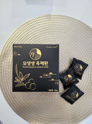 원더라이프 모생생흑깨환 — 5점을 준 리뷰어가 2022년 7월 올린 사용 사진