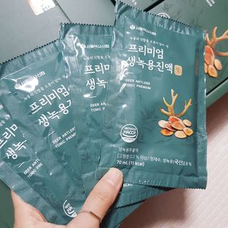 서울약사신협 약사신협_생녹용 진액_70ml x 30포 — 5점을 준 리뷰어가 2021년 7월 올린 사용 사진