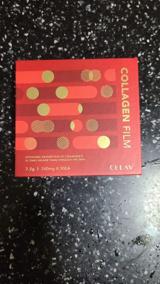 프리마인 귀족의 콜라겐, 92배 흡수율. 럭셔리 프리미엄 셀라브 콜라겐필름 30매 — 5점을 준 리뷰어가 2021년 9월 올린 사용 사진