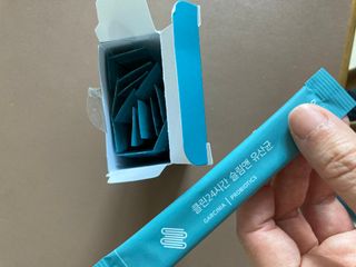 클린24시간 슬림앤유산균 1박스 (3.5g X 15포) — 4점을 준 리뷰어가 2022년 10월 올린 사용 사진