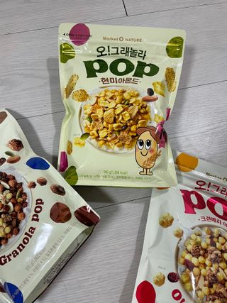 오!그래놀라팝 현미아몬드 — 5점을 준 리뷰어가 2022년 4월 올린 사용 사진