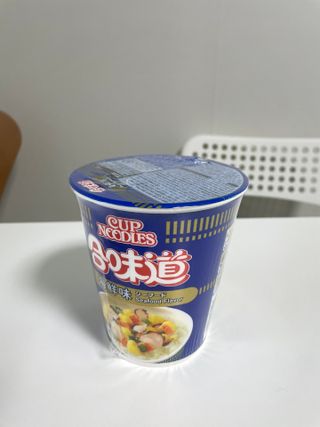 NISSIN 닛신 컵누들  4종 - 씨푸드오리지날, 씨푸드 스파이시, 씨푸드 커리, 씨푸드 XO소스 — 4점을 준 리뷰어가 2022년 12월 올린 사용 사진