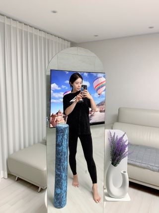 [딕시] 힙 플랙션 레깅스 HIP FLEXION Leggings — 5점을 준 리뷰어가 2022년 10월 올린 사용 사진