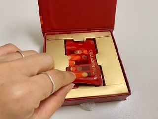 프리마인 귀족의 콜라겐, 92배 흡수율. 럭셔리 프리미엄 CH.V콜라겐필름 30매 — 4.5점을 준 리뷰어가 2022년 4월 올린 사용 사진