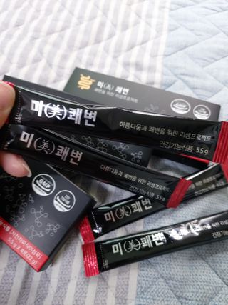 새롬바이오 리생 [미쾌변] 차전자피 식이섬유 건강기능식품 3팩 — 4점을 준 리뷰어가 2021년 6월 올린 사용 사진