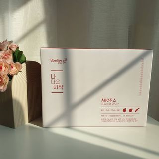 12월 15일 출시, 건강기능식품 브랜드 본리브 나 다운 시작 제품 3종 — 5점을 준 리뷰어가 2020년 12월 올린 사용 사진