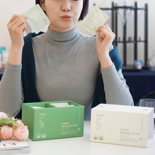 12월 15일 출시, 건강기능식품 브랜드 본리브 나 다운 시작 제품 3종 — 4점을 준 리뷰어가 2021년 2월 올린 사용 사진