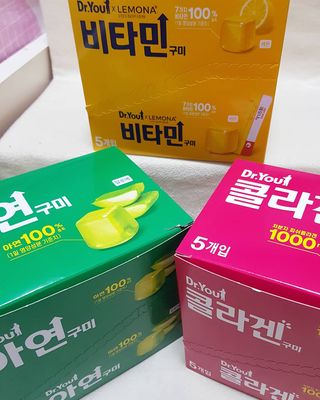 닥터유구미 닥터유 콜라겐 비타민 아연 구미 — 4점을 준 리뷰어가 2021년 6월 올린 사용 사진