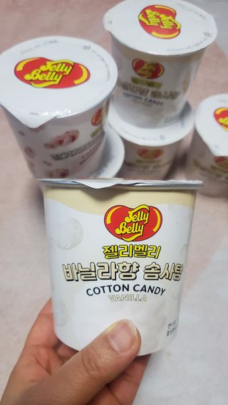 젤리벨리 솜사탕 2종-딸기치즈케이크, 바닐라 — 4.5점을 준 리뷰어가 2022년 2월 올린 사용 사진