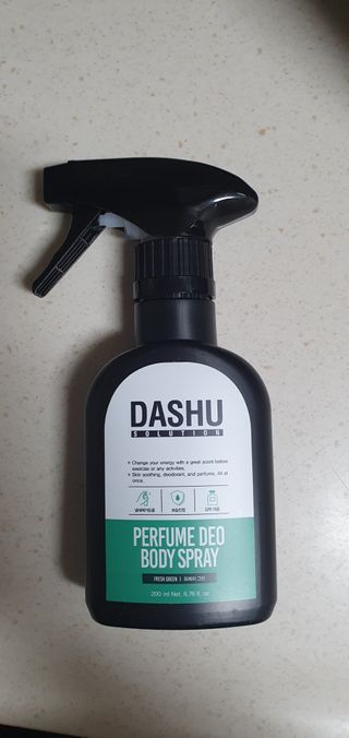 다슈코리아 다슈 솔루션 퍼퓸 데오 바디스프레이 프레쉬 그린 200ml — 5점을 준 리뷰어가 2021년 5월 올린 사용 사진
