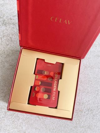 프리마인 귀족의 콜라겐, 92배 흡수율. 럭셔리 프리미엄 셀라브 콜라겐필름 30매 — 5점을 준 리뷰어가 2022년 5월 올린 사용 사진