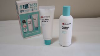 리더스코스메틱 리더스 카밍 바이오틱스 #1등 진정 기획세트 [에센스 워터150ml + 크림 마스크80ml] — 5점을 준 리뷰어가 2022년 9월 올린 사용 사진