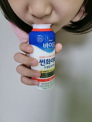 LIVE 매일바이오 썬화이버 드링킹 요거트 — 5점을 준 리뷰어가 2022년 8월 올린 사용 사진
