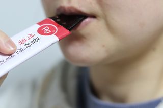 함초록 Rg+ 석류콜라겐젤리 — 4.5점을 준 리뷰어가 2021년 3월 올린 사용 사진