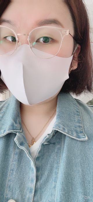 [에이블밤부] 리퓨어 쿠퍼 마스크 10color — 4.5점을 준 리뷰어가 2021년 3월 올린 사용 사진