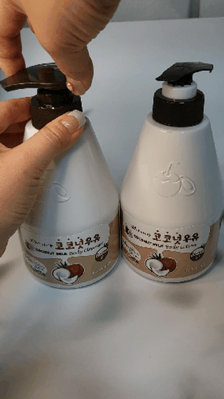 [과일나라] 피부가 마시는 코코넛우유 바디클렌저&바디로션 — 5점을 준 리뷰어가 2022년 3월 올린 사용 사진