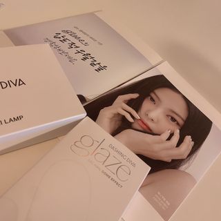 데싱디바 글레이즈 젤네일 스노쿨링 네일_5종 중 택 1 — 5점을 준 리뷰어가 2021년 8월 올린 사용 사진