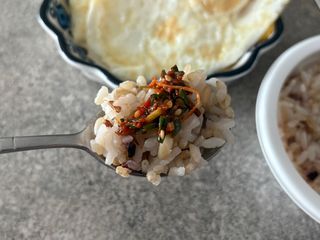 [구매평]양반 동원 양반 100밥 오미밥, 130g, 12개 — 5점을 준 리뷰어가 2025년 5월 올린 사용 사진
