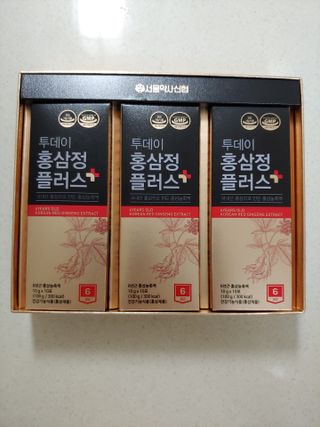 서울약사신협_투데이홍삼정플러스스틱_10g x 30포 — 5점을 준 리뷰어가 2021년 6월 올린 사용 사진