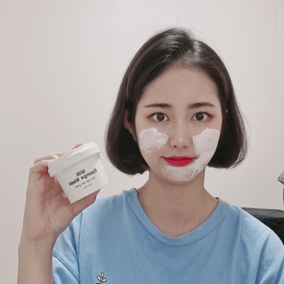 리더스코스메틱 리더스 밀크 스폰지 마스크 — 4점을 준 리뷰어가 2021년 9월 올린 사용 사진