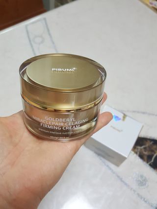 피부미 골드베릴 미라클페어 세레이징 퍼밍 크림 50ml — 5점을 준 리뷰어가 2021년 9월 올린 사용 사진