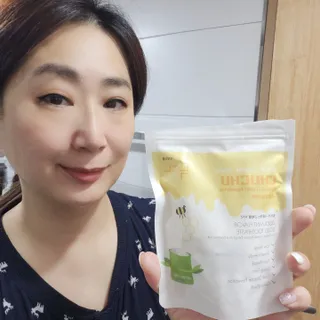 녹다 츄츄고체치약 150정 프로폴리스 죽염 씹는 치약 — 5점을 준 리뷰어가 2022년 12월 올린 사용 사진