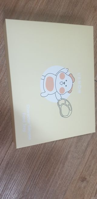 유비맘 캐릭터 실리콘 흡착 식판_색상 랜덤발송 — 5점을 준 리뷰어가 2020년 12월 올린 사용 사진