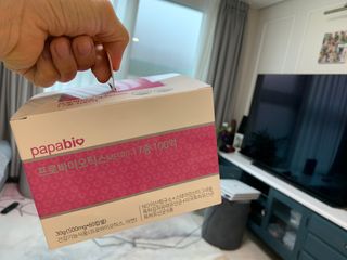 파파비오랩 프로바이오틱스ME 2개월분 — 5점을 준 리뷰어가 2021년 1월 올린 사용 사진