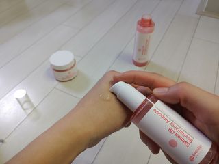 아이앤립 / EYENLIP 아이앤립 연어오일 리바이탈라이징 토너+앰플+크림 3종 세트 — 5점을 준 리뷰어가 2021년 5월 올린 사용 사진