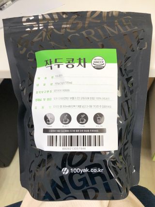 산그리메 작두콩차 — 5점을 준 리뷰어가 2021년 3월 올린 사용 사진