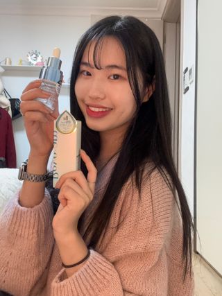 나우 [리브엠] 화해 1등 수분앰플 , 엑소코어 워터풀 텐션 앰플 — 5점을 준 리뷰어가 2024년 12월 올린 사용 사진