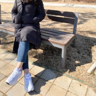 풋테크 지압신발 풋테크 건강 지압 운동화 FT20 — 5점을 준 리뷰어가 2021년 2월 올린 사용 사진