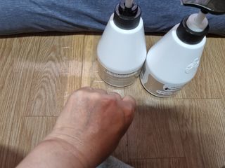 [과일나라] 피부가 마시는 코코넛우유 바디클렌저&바디로션 — 5점을 준 리뷰어가 2022년 3월 올린 사용 사진