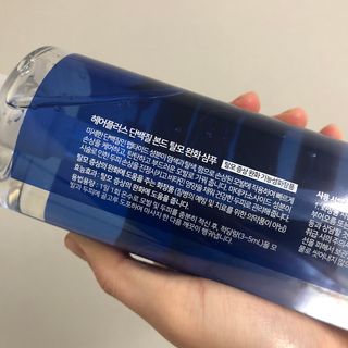 헤어플러스 단백질탈모샴푸 500ml+단백질본드앰플 145ml — 5점을 준 리뷰어가 2021년 6월 올린 사용 사진