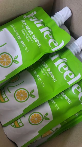 JEJUFEEL 풋풋한 제주담은 청귤에이드 — 5점을 준 리뷰어가 2022년 10월 올린 사용 사진