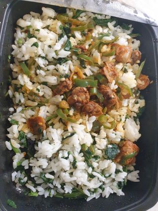 직탁 식단관리 3종 도시락(꼬막 듬뿍 곤드레비빔밥, 알리오올리오 불고기오믈렛, 매콤쭈꾸미 시래기유채밥) — 5점을 준 리뷰어가 2022년 7월 올린 사용 사진