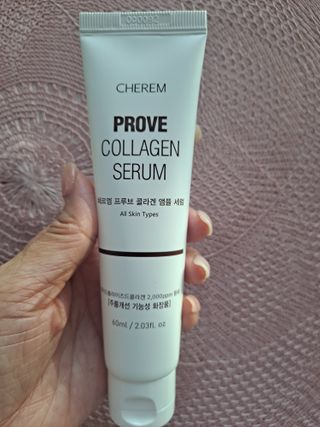 체르엠  프루브 콜라겐 앰플세럼 60ml 1병 — 5점을 준 리뷰어가 2021년 12월 올린 사용 사진