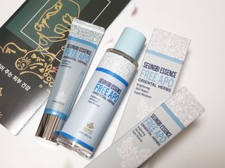 조아산코스메틱 승비 에센스 프리아포 오리엔탈 허브 크림 + 승비 에센스 프리아포 오리엔탈 허브 스킨 SET — 4점을 준 리뷰어가 2022년 5월 올린 사용 사진
