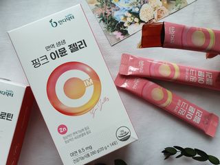 인디닥터 면역 생생 핑크 이뮨 젤리 + 타이탄 BCAA 프로틴 젤리스틱 — 5점을 준 리뷰어가 2022년 3월 올린 사용 사진