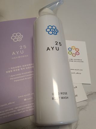 AYU25[아유트웬티파이브]피부 진정, 보습 와일즈 로즈 바디워시 — 5점을 준 리뷰어가 2021년 3월 올린 사용 사진