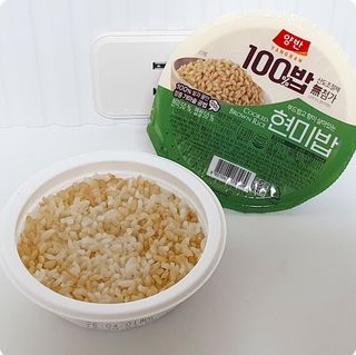[구매평]양반 동원 양반 100밥 현미밥, 130g, 12개 — 5점을 준 리뷰어가 2025년 5월 올린 사용 사진
