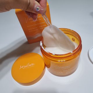 제주인디 비타민 C 반짝 점보 패드 — 5점을 준 리뷰어가 2023년 9월 올린 사용 사진