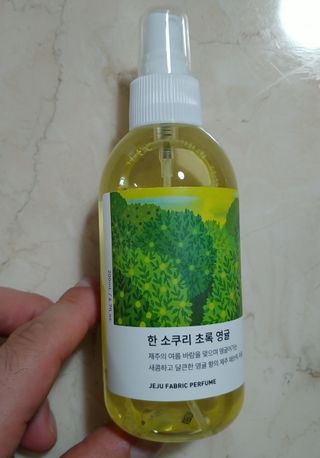 르플랑 한소쿠리초록영귤, 섭지에 유채피우다, 비자림의 아침이슬, 동백길 걷다, 협재의 아침바람 200ml 5종 중 택1 — 5점을 준 리뷰어가 2021년 7월 올린 사용 사진