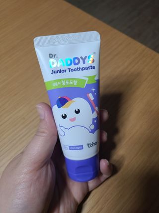 닥터데디스 안심불소 튼튼치약(청포도, 민트 중 택 1) 60g + 여행용 미니 치약 15g — 5점을 준 리뷰어가 2022년 7월 올린 사용 사진
