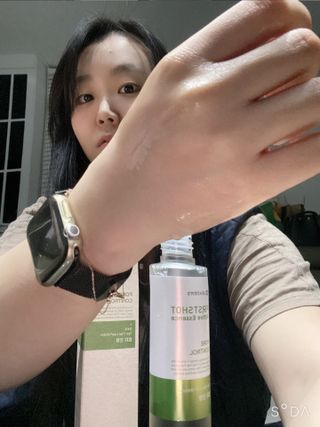 리더스코스메틱 리더스 퍼스트 샷 액티브 에센스 토닝 컨트롤 & 포어 컨트롤 — 4점을 준 리뷰어가 2021년 12월 올린 사용 사진