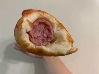 오마뎅 한우핫도그 — 4점을 준 리뷰어가 2021년 5월 올린 사용 사진